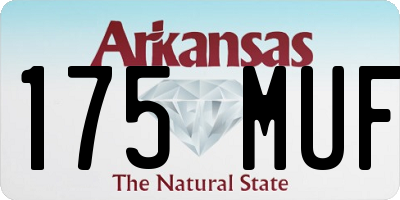 AR license plate 175MUF