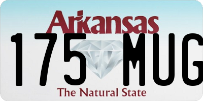 AR license plate 175MUG