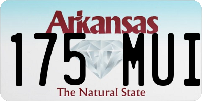 AR license plate 175MUI