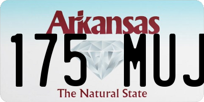 AR license plate 175MUJ