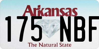 AR license plate 175NBF