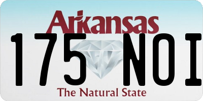 AR license plate 175NOI