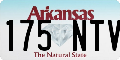AR license plate 175NTV