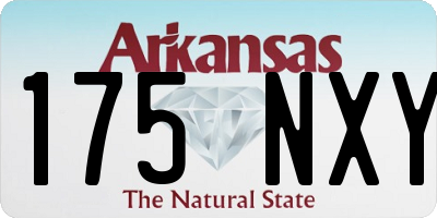 AR license plate 175NXY