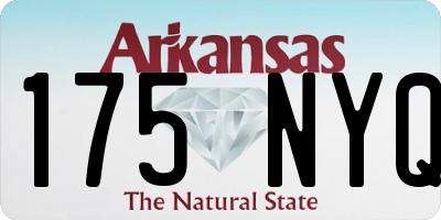 AR license plate 175NYQ