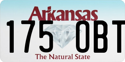 AR license plate 175OBT