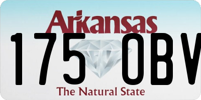 AR license plate 175OBV