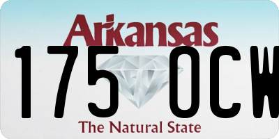 AR license plate 175OCW