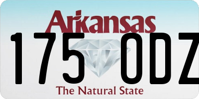 AR license plate 175ODZ
