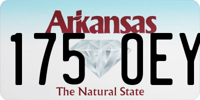 AR license plate 175OEY