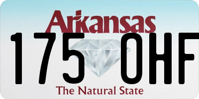 AR license plate 175OHF