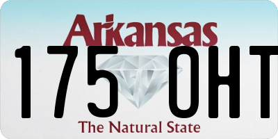 AR license plate 175OHT