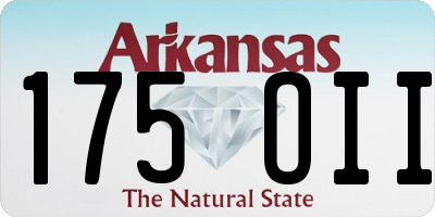 AR license plate 175OII