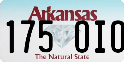 AR license plate 175OIO