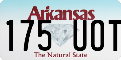 AR license plate 175UOT