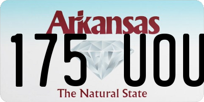 AR license plate 175UOU