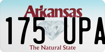 AR license plate 175UPA