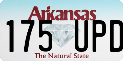 AR license plate 175UPD
