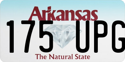 AR license plate 175UPG