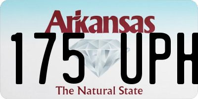 AR license plate 175UPH