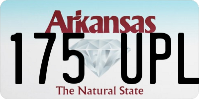 AR license plate 175UPL