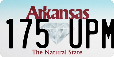 AR license plate 175UPM