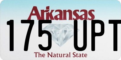 AR license plate 175UPT