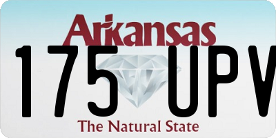 AR license plate 175UPV