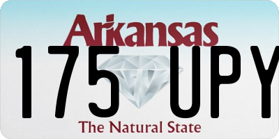 AR license plate 175UPY