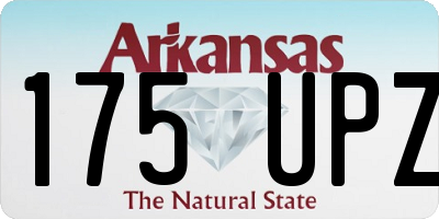 AR license plate 175UPZ