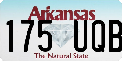 AR license plate 175UQB