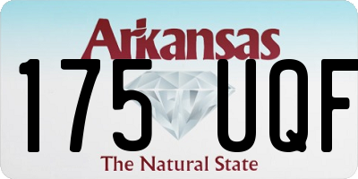 AR license plate 175UQF