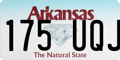 AR license plate 175UQJ