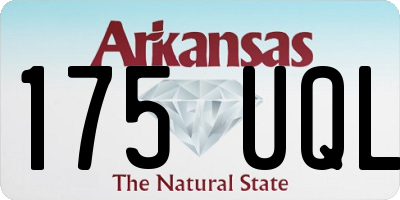 AR license plate 175UQL