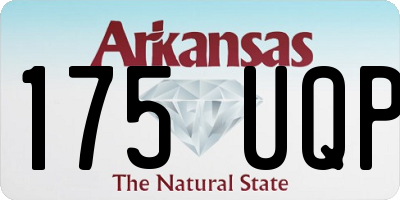 AR license plate 175UQP
