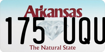 AR license plate 175UQU