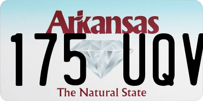 AR license plate 175UQV