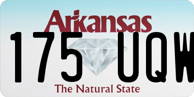 AR license plate 175UQW