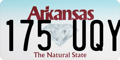 AR license plate 175UQY
