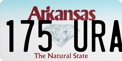 AR license plate 175URA