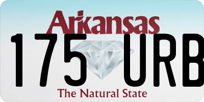 AR license plate 175URB