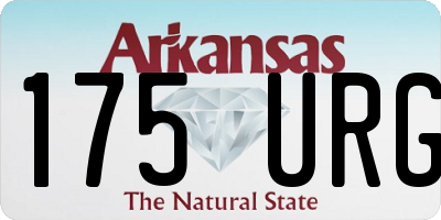 AR license plate 175URG