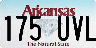 AR license plate 175UVL