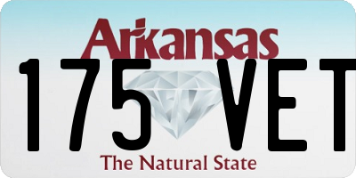 AR license plate 175VET
