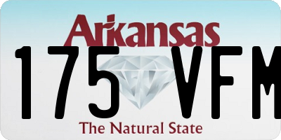 AR license plate 175VFM