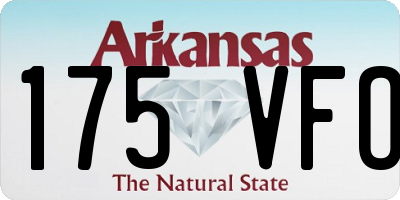 AR license plate 175VFO