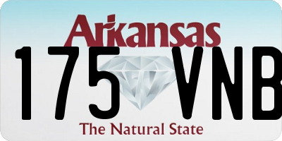 AR license plate 175VNB