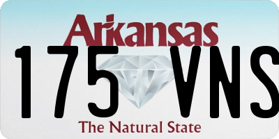 AR license plate 175VNS