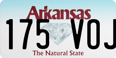 AR license plate 175VOJ
