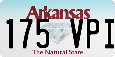 AR license plate 175VPI